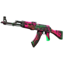 StatTrak™ AK-47 | Neon Revolution (Battle-Scarred)