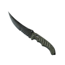 ★ Flip Knife | Damascus Steel (Battle-Scarred)