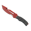 ★ Survival Knife | Crimson Web (Minimal Wear)