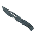 ★ Survival Knife | Night Stripe (Battle-Scarred)