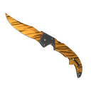 ★ StatTrak™ Falchion Knife | Tiger Tooth (Factory New)