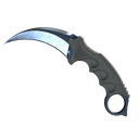★ Karambit | Blue Steel (Well-Worn)