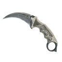 ★ StatTrak™ Karambit | Black Laminate (Minimal Wear)