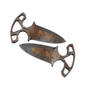 ★ StatTrak™ Shadow Daggers | Rust Coat (Battle-Scarred)