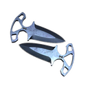 ★ StatTrak™ Shadow Daggers | Blue Steel (Battle-Scarred)