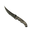 ★ StatTrak™ Flip Knife | Black Laminate (Battle-Scarred)