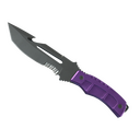 ★ StatTrak™ Survival Knife | Ultraviolet (Well-Worn)