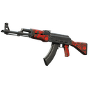 StatTrak™ AK-47 | Red Laminate (Battle-Scarred)