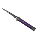 ★ StatTrak™ Stiletto Knife | Ultraviolet (Battle-Scarred)