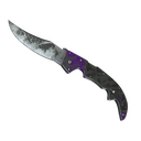 ★ StatTrak™ Falchion Knife | Ultraviolet (Battle-Scarred)