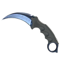 ★ StatTrak™ Karambit | Blue Steel (Battle-Scarred)