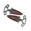 ★ StatTrak™ Shadow Daggers | Crimson Web (Battle-Scarred)
