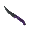 ★ StatTrak™ Flip Knife | Ultraviolet (Minimal Wear)