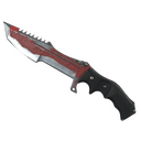★ Huntsman Knife | Crimson Web (Battle-Scarred)