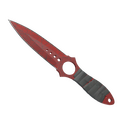 ★ StatTrak™ Skeleton Knife | Crimson Web (Well-Worn)