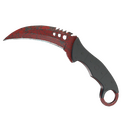 ★ StatTrak™ Talon Knife | Crimson Web (Well-Worn)