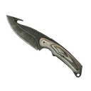 ★ StatTrak™ Gut Knife | Black Laminate (Battle-Scarred)