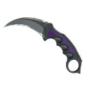 ★ StatTrak™ Karambit | Ultraviolet (Well-Worn)