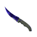 ★ StatTrak™ Flip Knife | Doppler Sapphire (Minimal Wear)