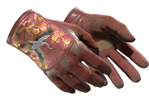 ★ Driver Gloves | Brocade Crane (Battle-Scarred)