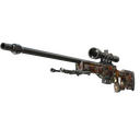Souvenir AWP | PAW (Well-Worn)