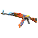 Souvenir AK-47 | Consequence of the Jinn (Minimal Wear)
