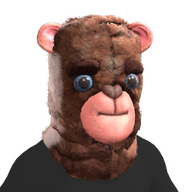 Valentines Bear Head 2025