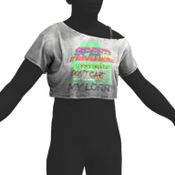 Vintage Design Crop Top