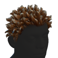Spiky Hair Frosted Tips