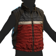 Puffer Gilet Red