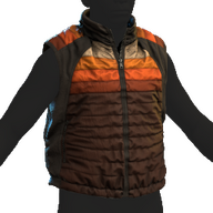 Puffer Gilet Orange