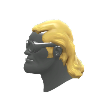 Customize Blond Roblox Character With Name and Number PNG 