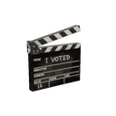 The Saxxy Clapper Badge
