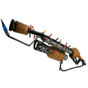 Unusual Festivized Professional Killstreak Turbine Torcher Flame Thrower (Minimal Wear) (Isotope)