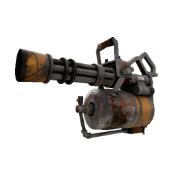 Strange Killstreak Brick House Minigun (Battle Scarred)