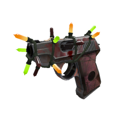 Unusual Festivized Professional Killstreak Sandstone Special Pistol (Battle Scarred)