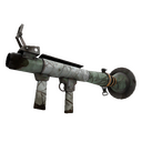 Unusual Aqua Marine Rocket Launcher (Battle Scarred)