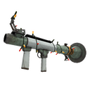 Strange Unusual Festivized Professional Killstreak Aqua Marine Rocket Launcher (Field-Tested) (Hot)