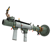 Unusual Festivized Killstreak Aqua Marine Rocket Launcher (Minimal Wear) (Cool)