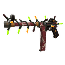 Strange Unusual Festivized Professional Killstreak Low Profile SMG (Field-Tested) (Isotope)