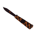 Unusual Pumpkin Plastered Knife (Minimal Wear)