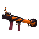 Unusual Pumpkin Plastered Rocket Launcher (Minimal Wear) (Isotope)