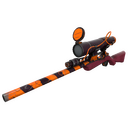 Pumpkin Plastered Sniper Rifle (Well-Worn)