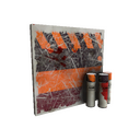 Pumpkin Plastered War Paint (Battle Scarred)