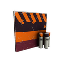 Unusual Pumpkin Plastered War Paint (Minimal Wear)