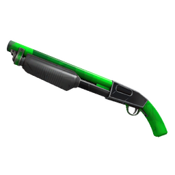 Strange Health and Hell (Green) Shotgun (Minimal Wear)