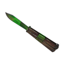 Unusual Professional Killstreak Health and Hell (Green) Knife (Field-Tested) (Hot)
