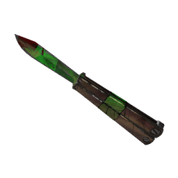 Health and Hell (Green) Knife (Battle Scarred)