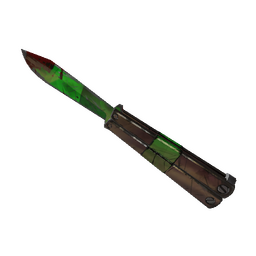free tf2 item Health and Hell (Green) Knife (Well-Worn)