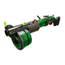 Strange Festivized Killstreak Health and Hell (Green) Panic Attack (Battle Scarred)